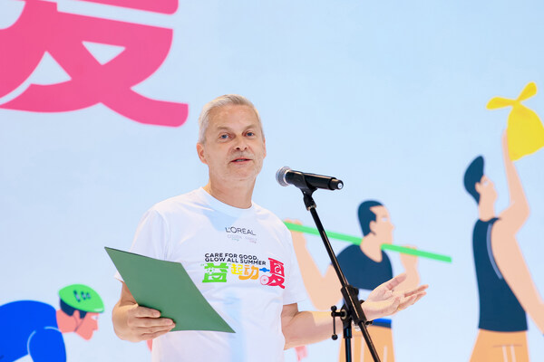 欧莱雅北亚总裁及中国首席执行官博万尚致辞